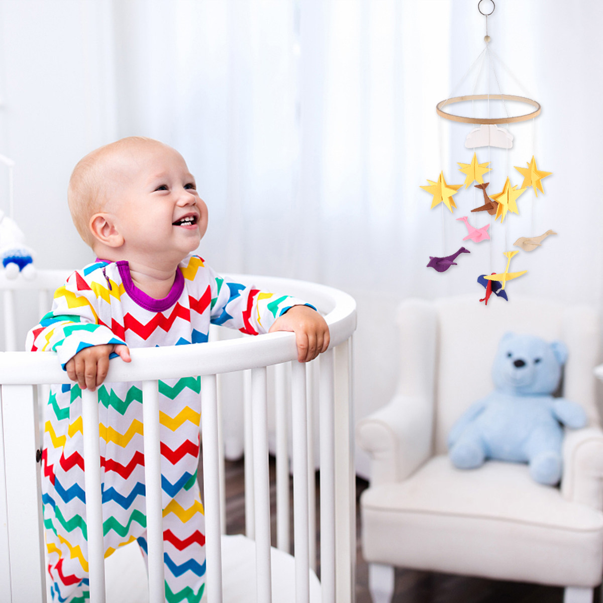 Baby Nursery Decor Girl - 1Pcs Baby Crib Hanging Decoration Premium