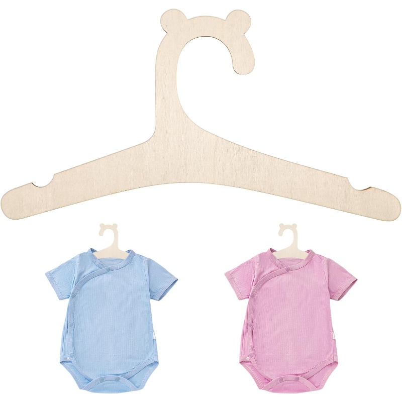 Baby Nursery Decor Girl - Baby Clothes Rack Cute Bear Wooden