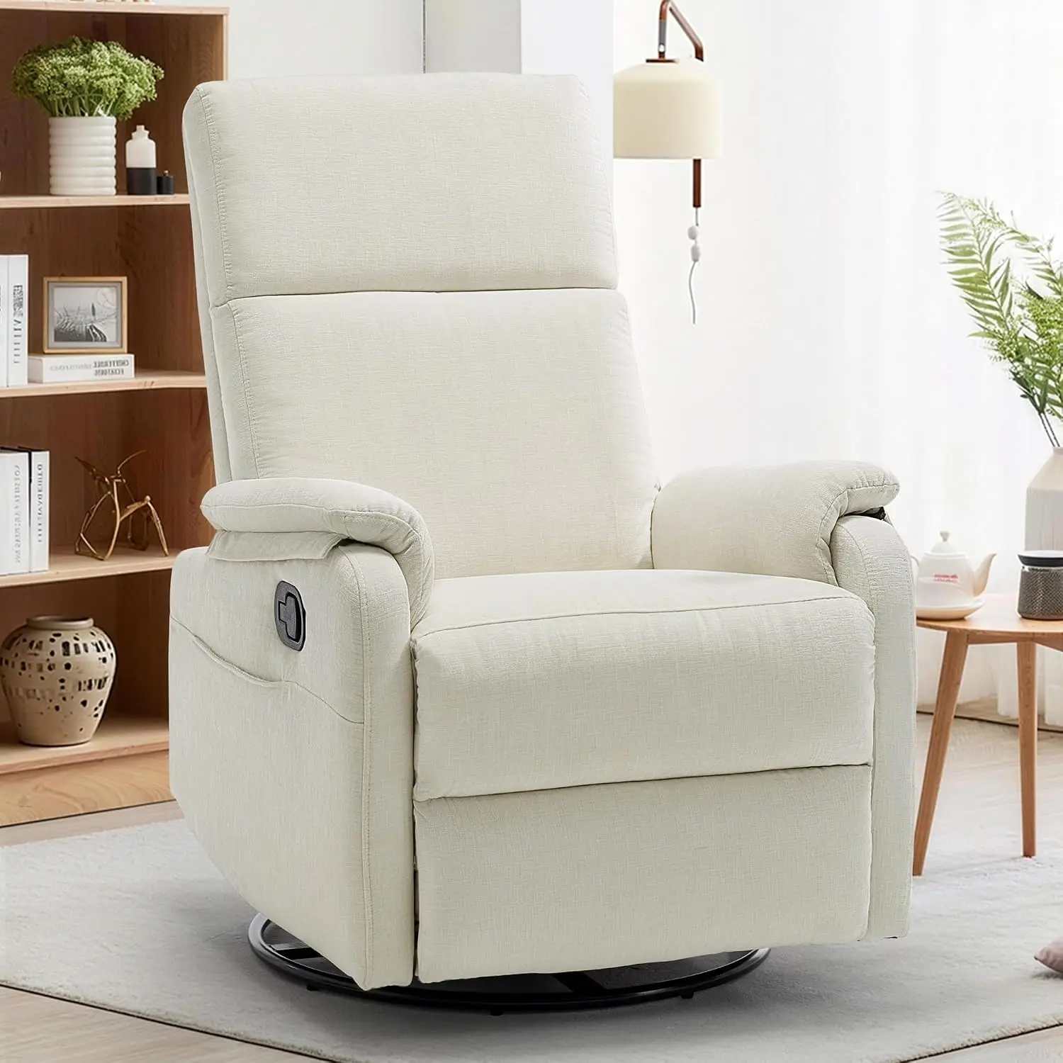 Rocking Chair Nursery - Korser Recliner Chair, Swivel Rocking Recliner