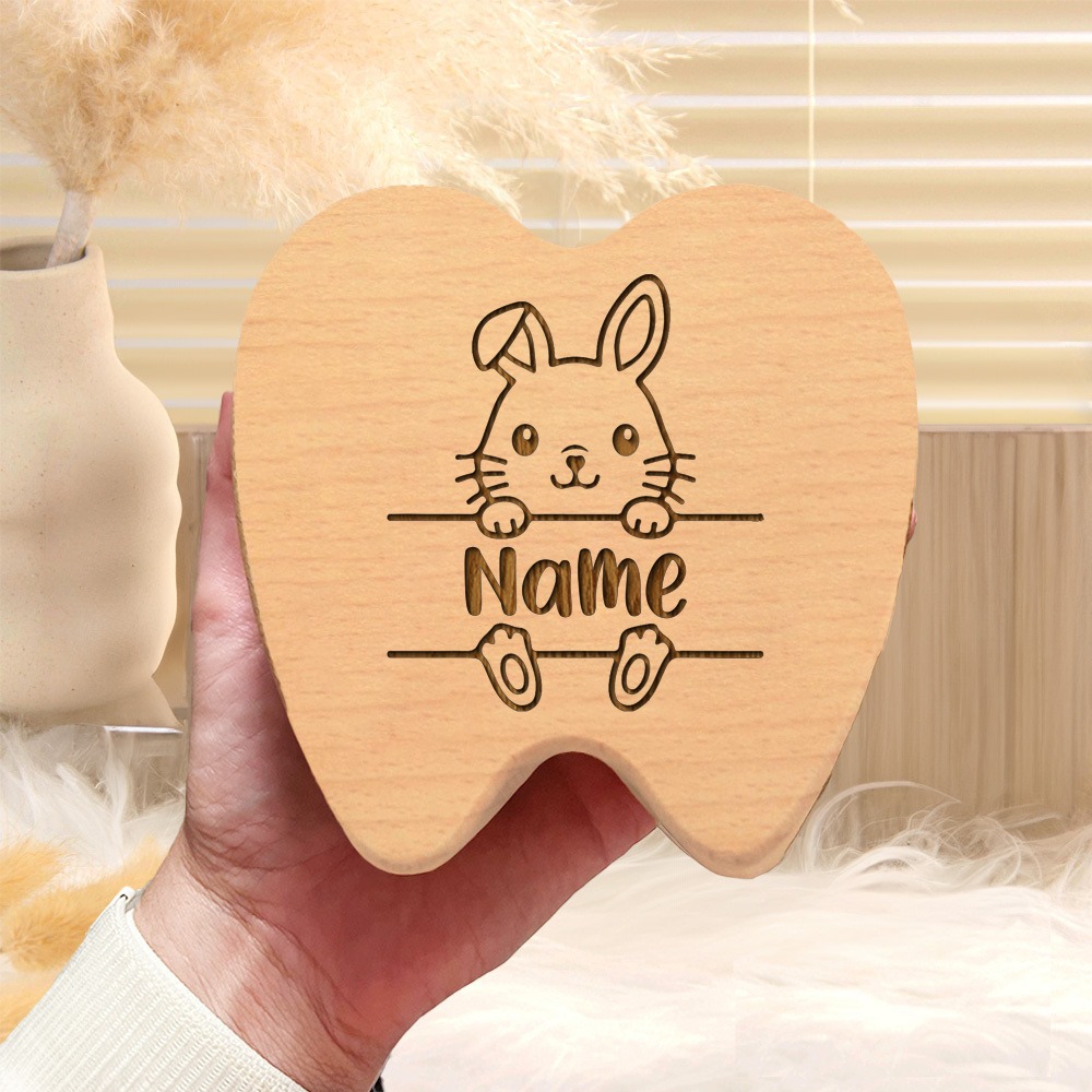 Baby Keepsake Box - Personalized Tooth Fairy Box Baby Teeth