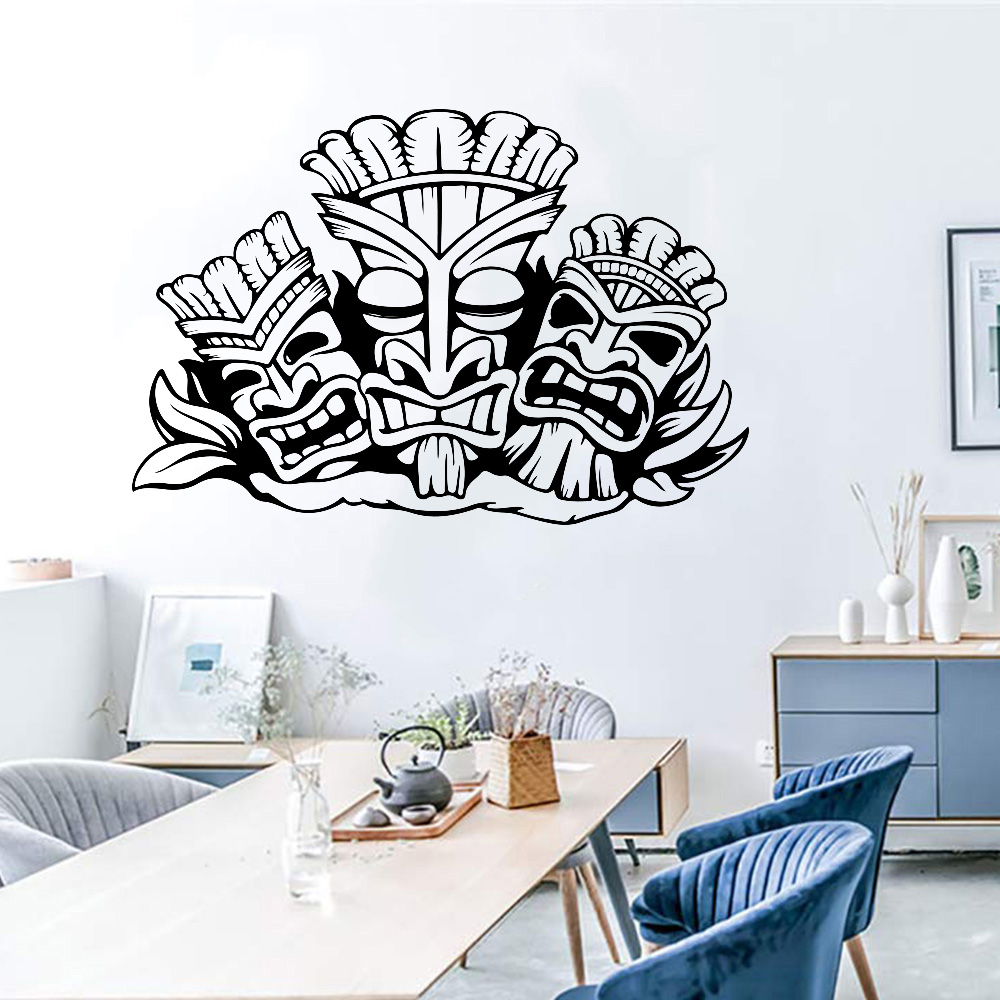 Baby Nursery Stickers - Hawaiian Totem Wall Sticker Aloha Hawaii