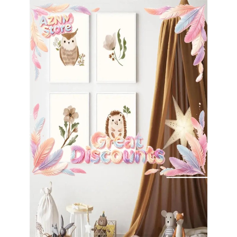 Baby Nursery Animal Theme - 2026 Nursery Wall Art Squirrel Owl