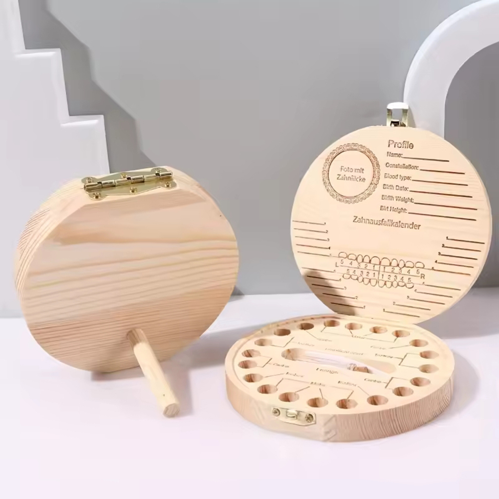 Baby Keepsake Box - 1PC Children's Milk Tooth Box -