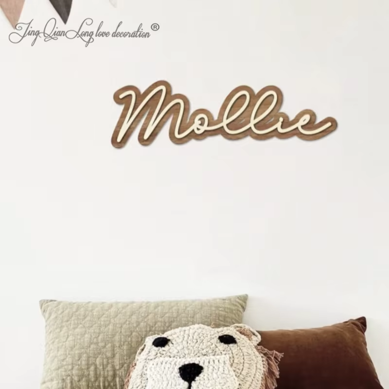 Baby Nursery Letters - Custom Wooden Name Sign for Nursery