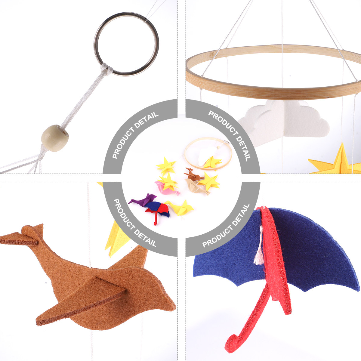 1Pcs Baby Crib Hanging Decorat - Baby Nursery Decor Girl recension och pris