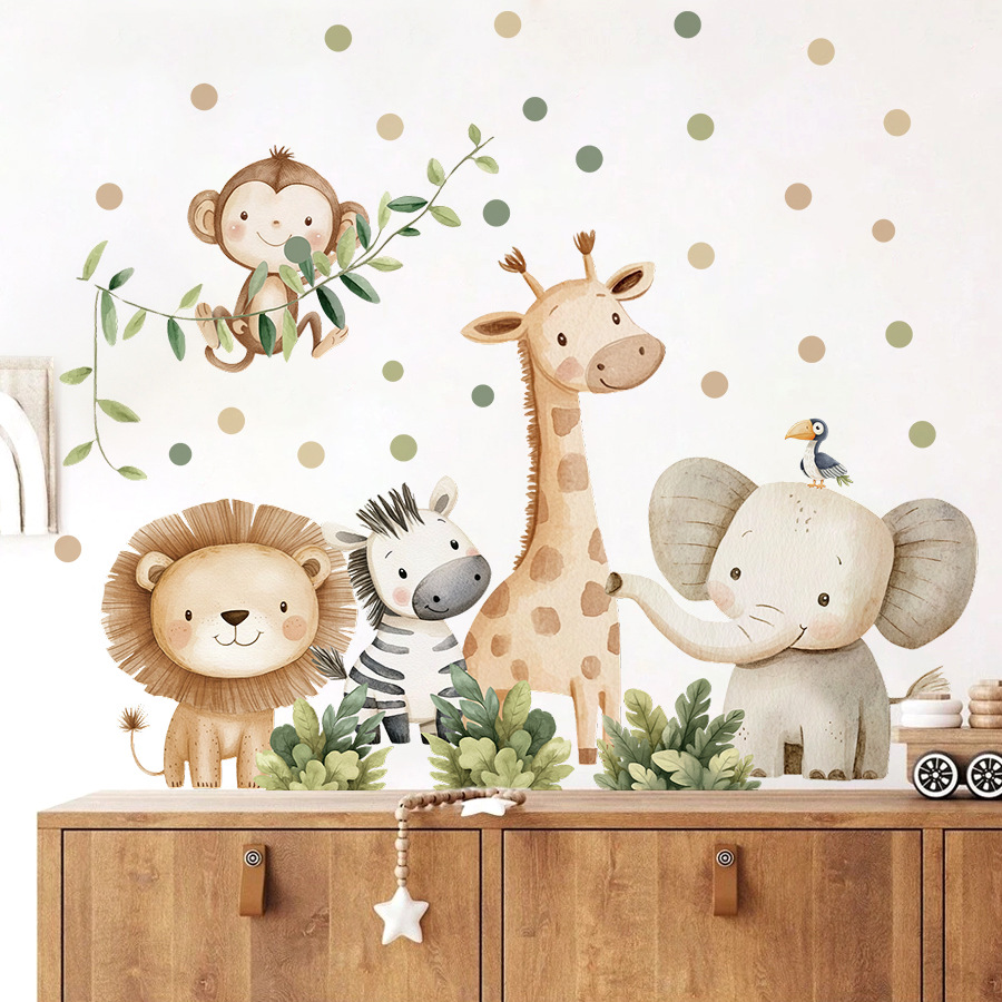 Boho Forest Animals Wall Stick - Baby Nursery Items recension och pris
