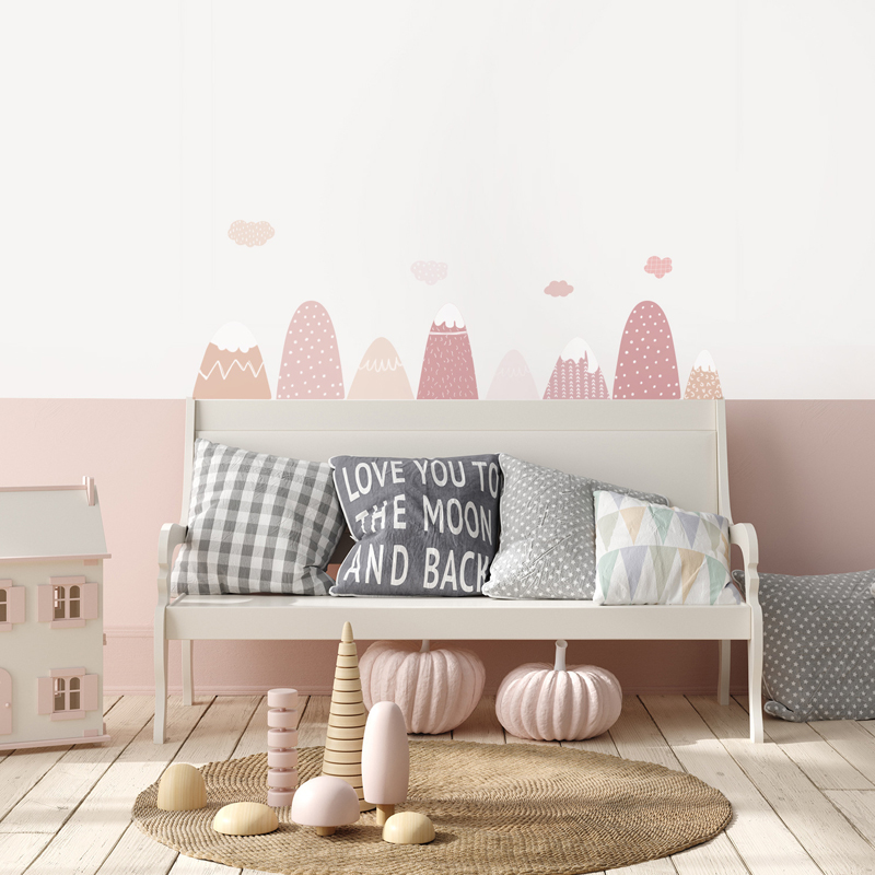 Nordic Home Decor Warm Hot Air - Baby Nursery Pink recension och pris