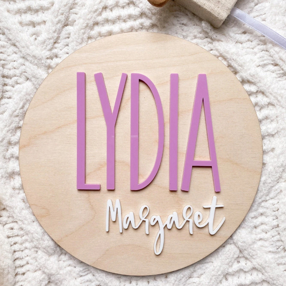 Personalised Birth Announcemen - Baby Nursery Letters recension och pris