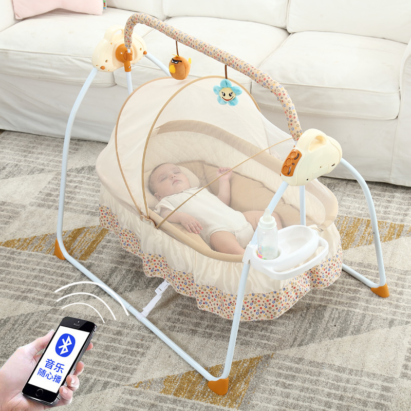 Smart Electric Baby Cradle Bed - Baby Nursery Hamper recension och pris