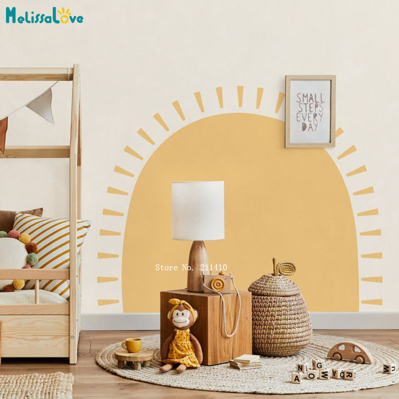 Half Sun Boho Wall Decals Abst - Baby Nursery Stickers recension och pris