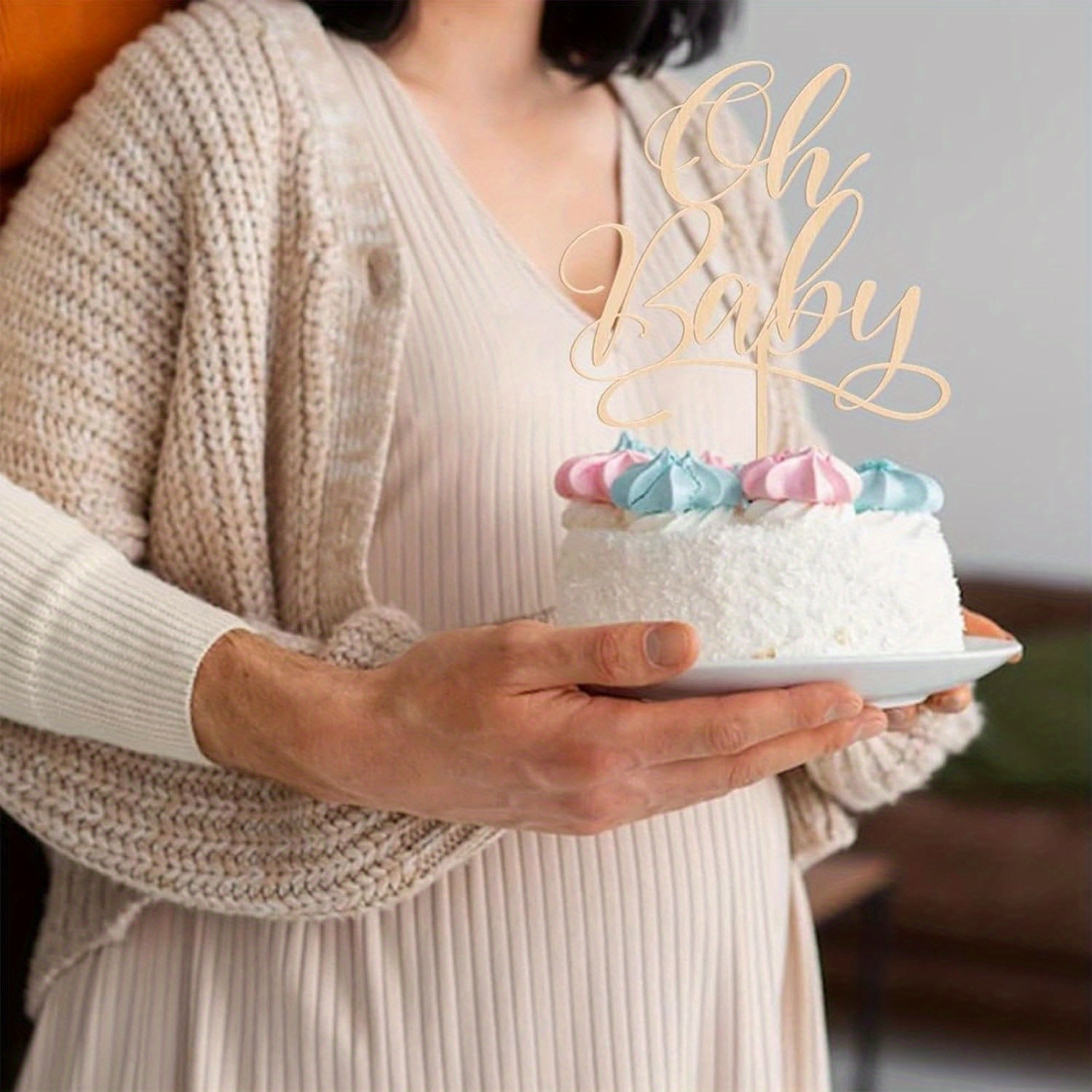 1 pc oh Baby - Wooden Cake Top - Baby Nursery Letters recension och pris