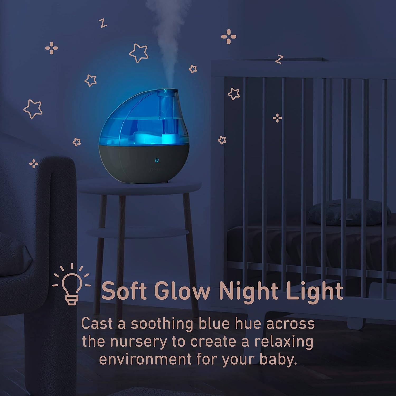 2-in-1 Cool Mist Humidifier &  - Baby Nursery Images Free recension och pris
