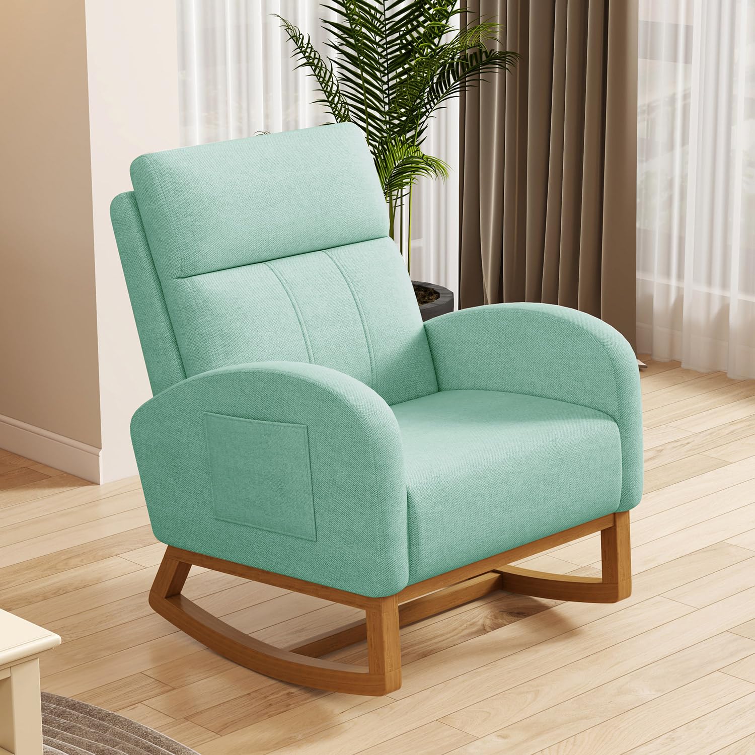 #Comfy High Backrest Upholster - Rocking Chair Nursery recension och pris