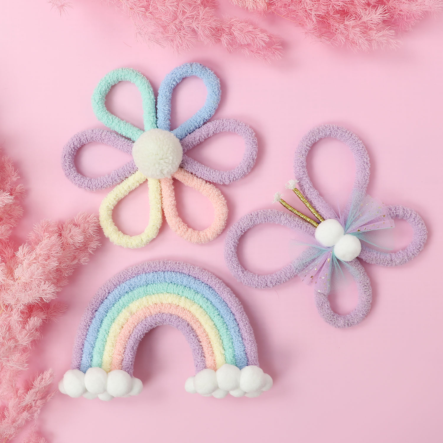 Nordic Rainbow Daisy Flower  B - Baby Nursery Decor Girl recension och pris