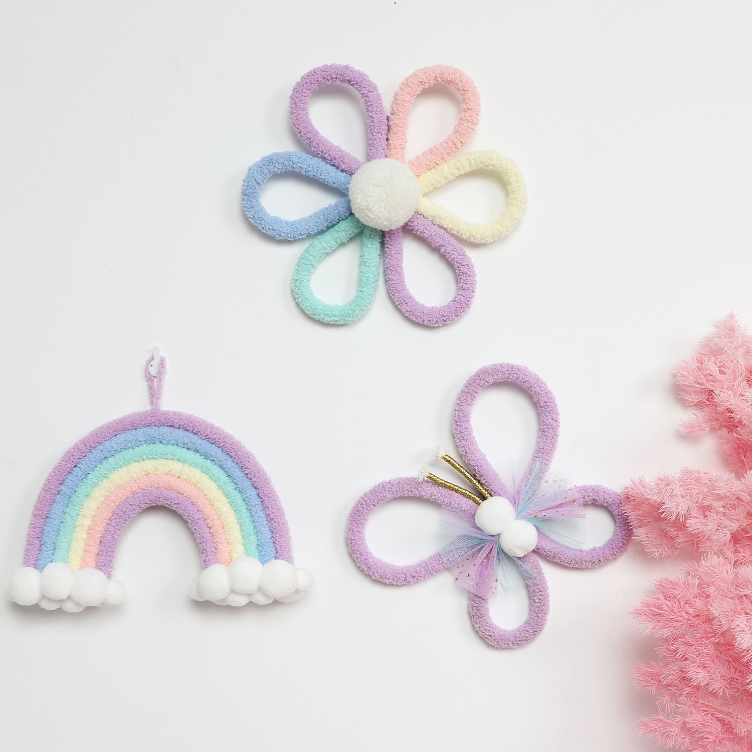 Nordic Rainbow Daisy Flower  B - Baby Nursery Decor Girl recension och pris