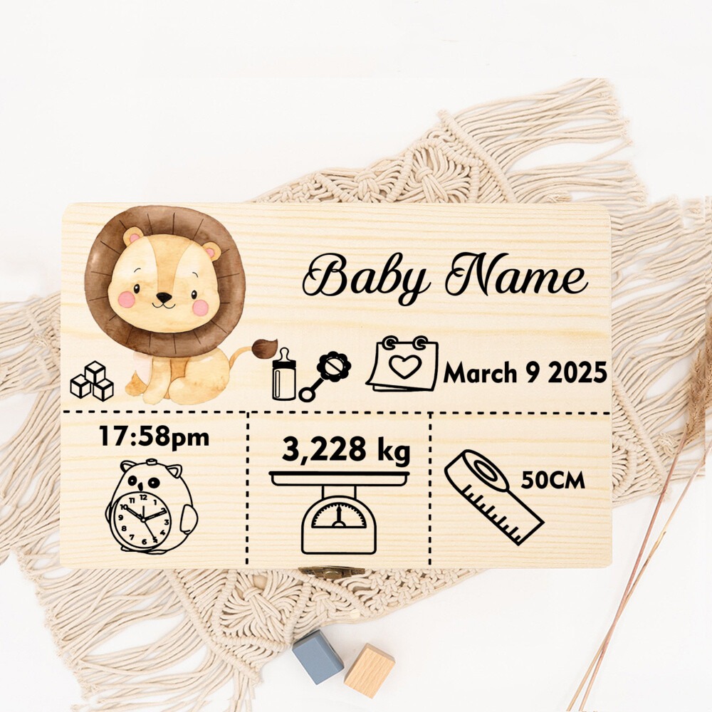 Cute Forest Animal Storage Box - Baby Keepsake Box recension och pris