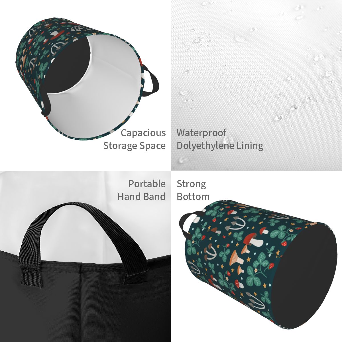 Magic Forest Laundry Basket Co - Baby Nursery Hamper recension och pris