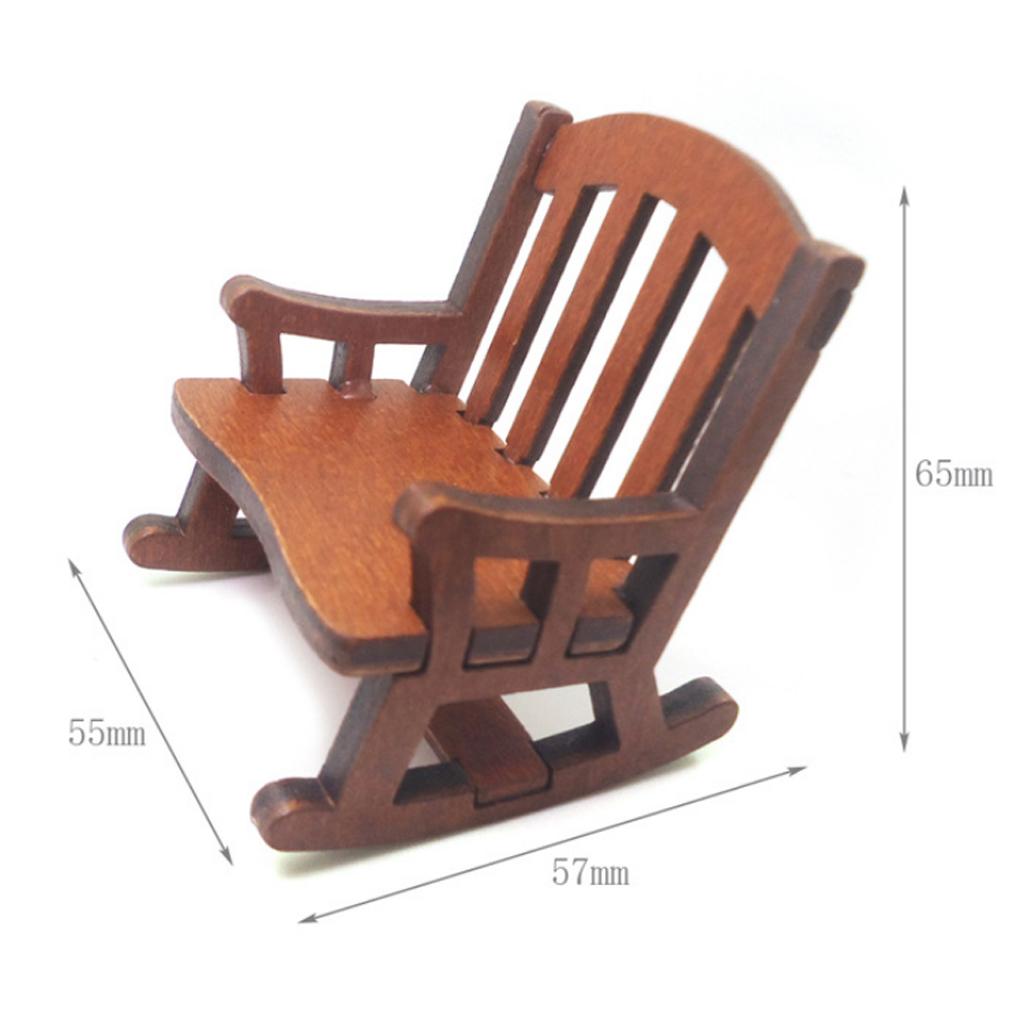 Dollhouse Rocking Chair Wooden - Rocking Chair Nursery recension och pris
