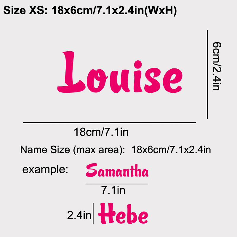 Personalized Name Vinyl Decal  - Baby Nursery Stickers recension och pris