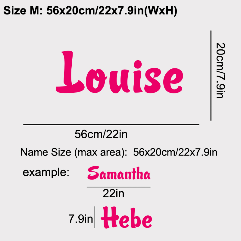 Personalized Name Vinyl Decal  - Baby Nursery Stickers recension och pris