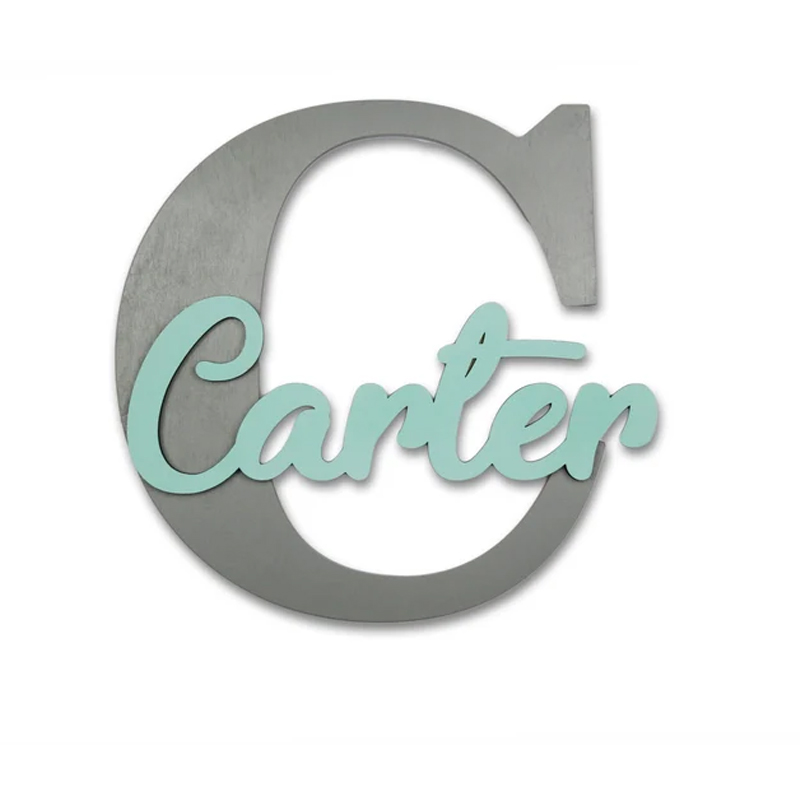 Wooden Letters, Baby Nursery W - Baby Nursery Letters recension och pris