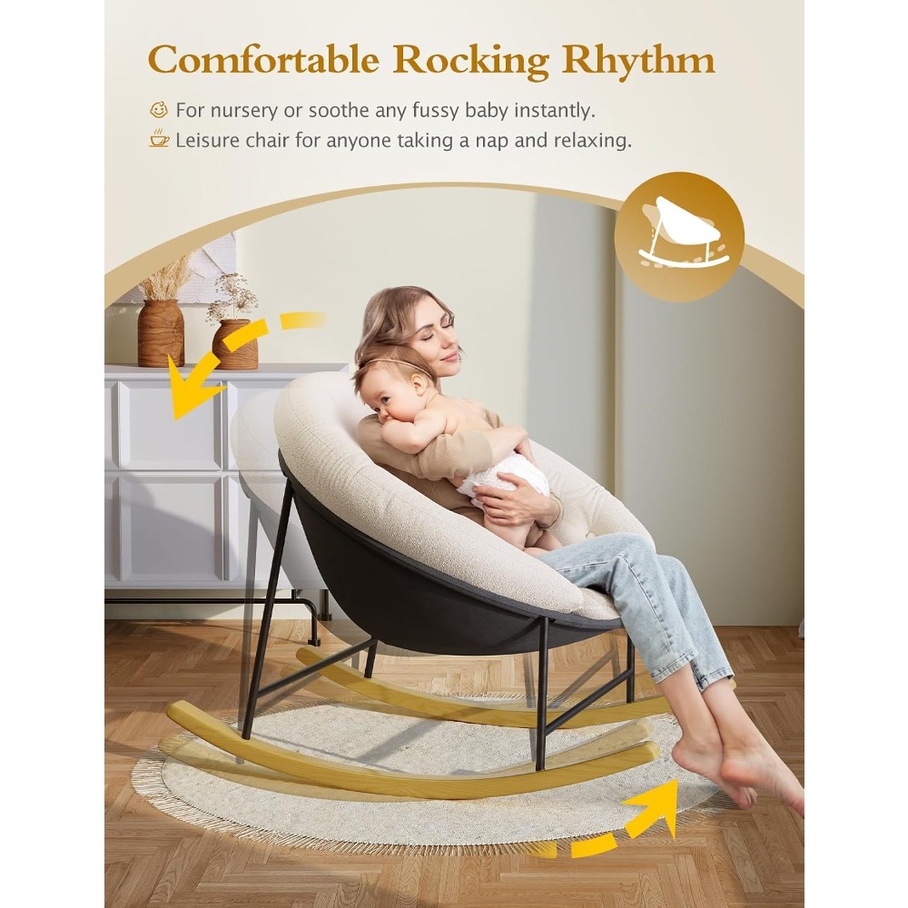 Wide Rocking Chair Nursery, Co - Rocking Chair Nursery recension och pris