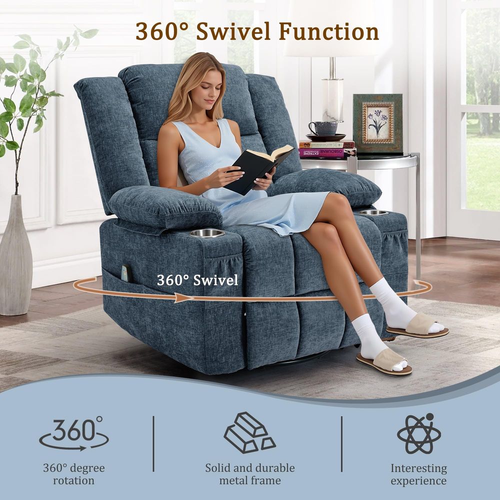 360 Swivel Rocker Recliner for - Rocking Chair Nursery recension och pris