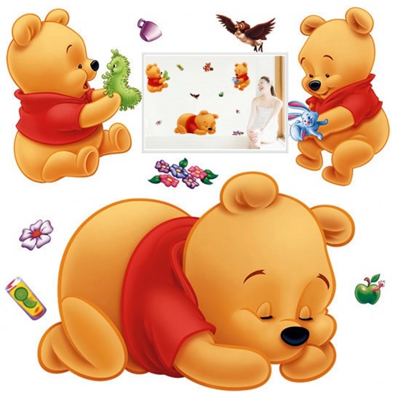 3d Winnie The Pooh Wall Sticke - Baby Nursery Winnie The Pooh recension och pris