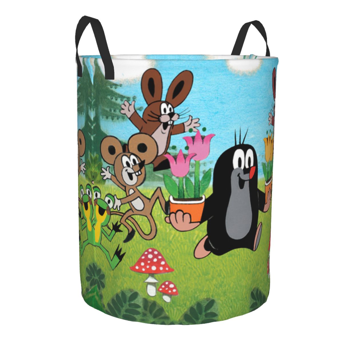 Happy Mole Laundry Basket Coll - Baby Nursery Items recension och pris