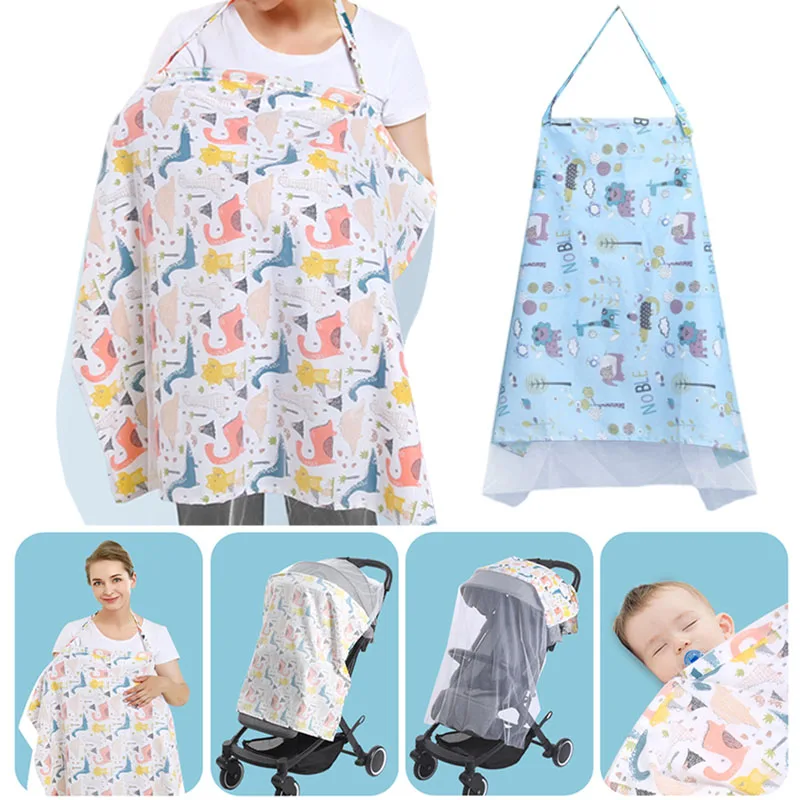 100% Cotton Baby Feeding Nursi - Nursing Cover Breastfeeding recension och pris