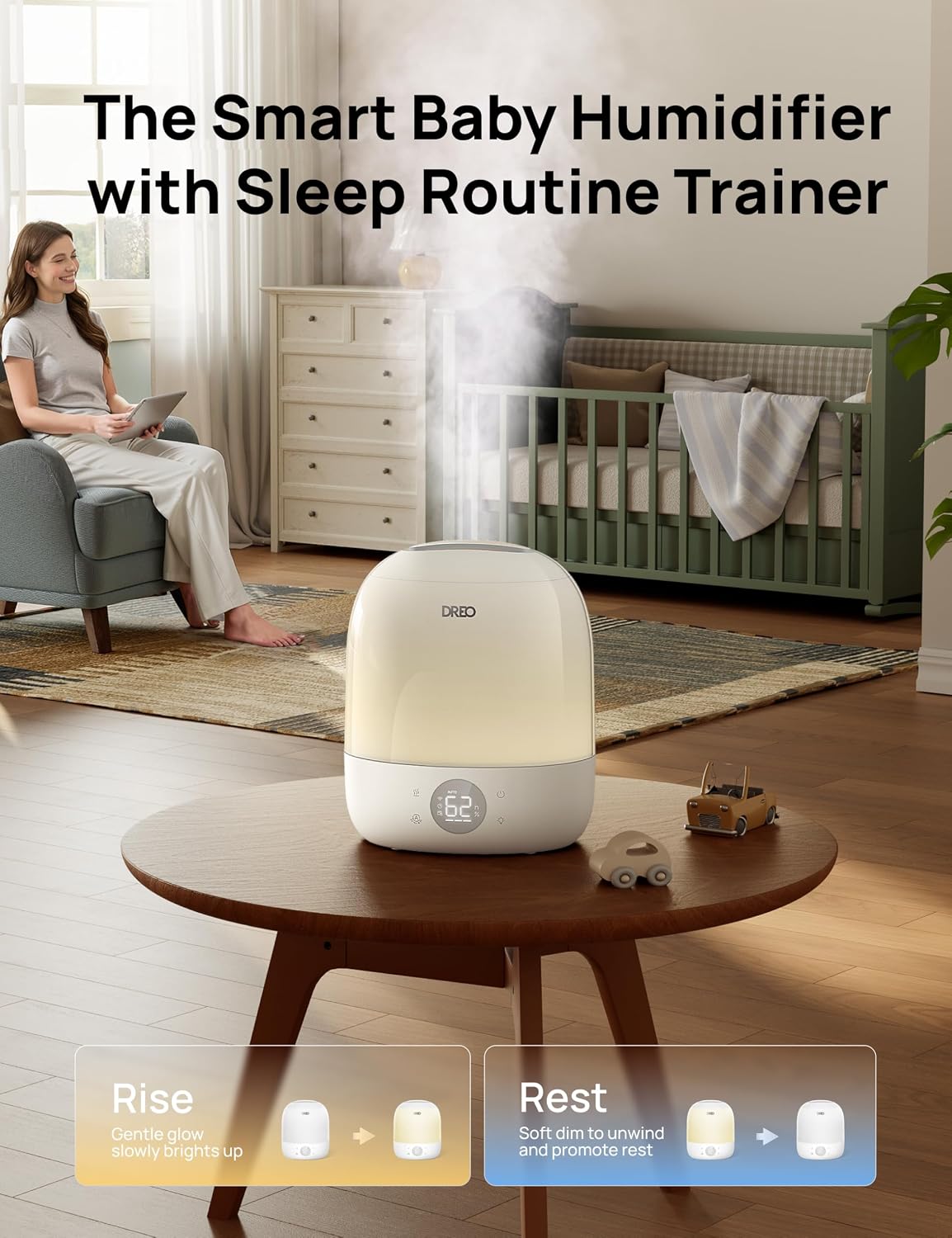 30H Cool Mist Humidifier with  - Baby Nursery Images Free recension och pris