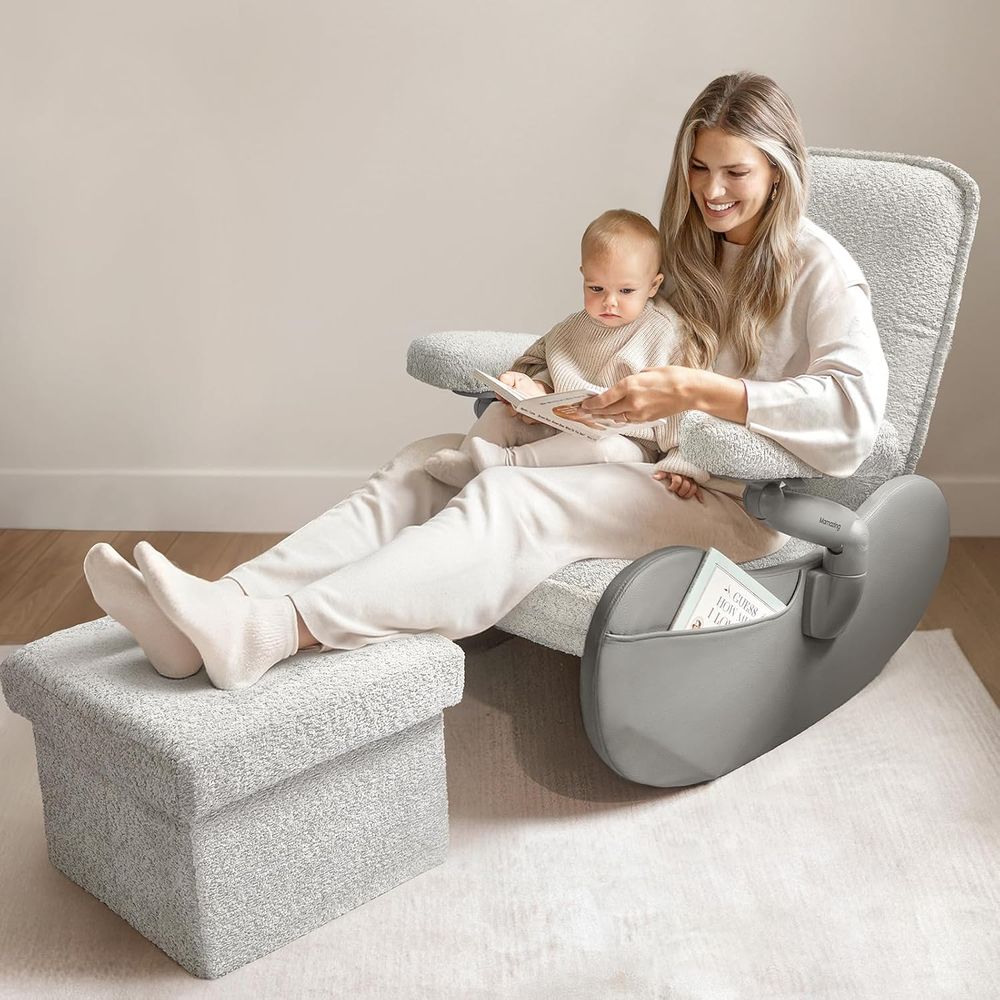 Upholstered Rocking Chair with - Rocking Chair Nursery recension och pris