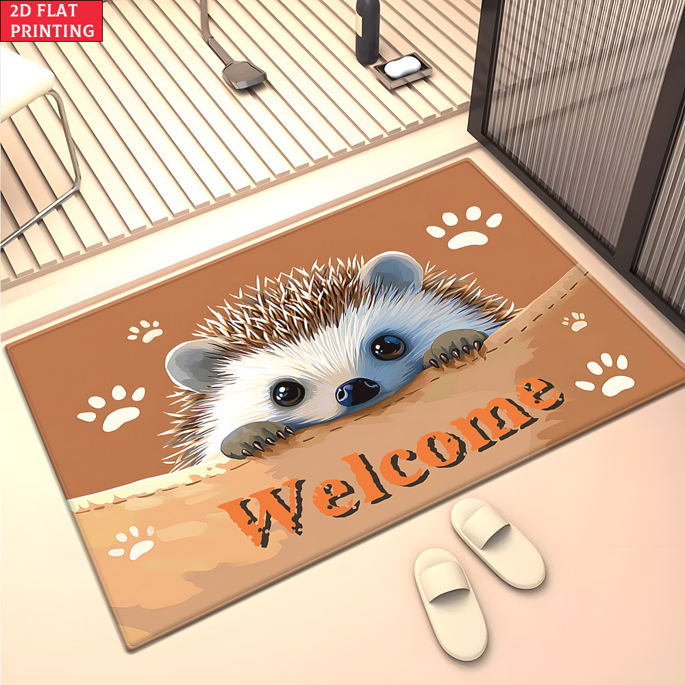 Safari Animals Doormat Elephan - Baby Nursery Jungle Rug recension och pris