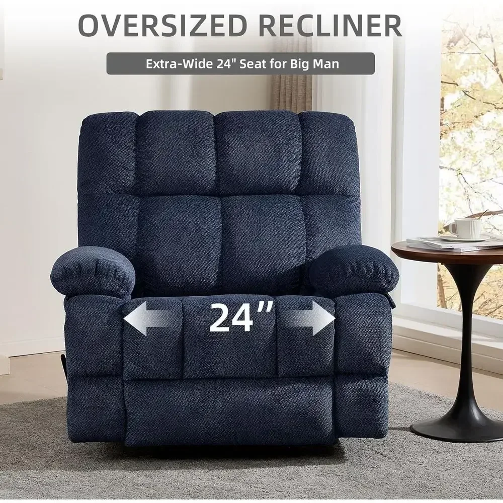 Extra-Wide Manual Rocking Recl - Rocking Chair Nursery recension och pris