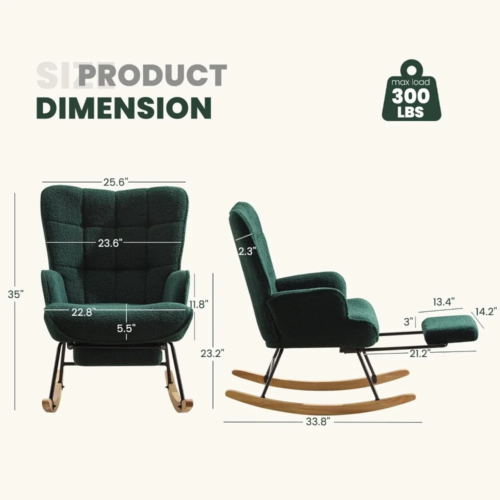 Nursery rocking chair, cushion - Rocking Chair Nursery recension och pris