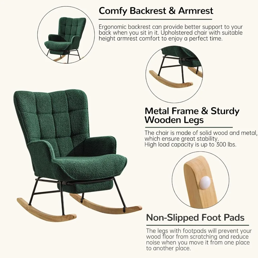 Nursery rocking chair, cushion - Rocking Chair Nursery recension och pris
