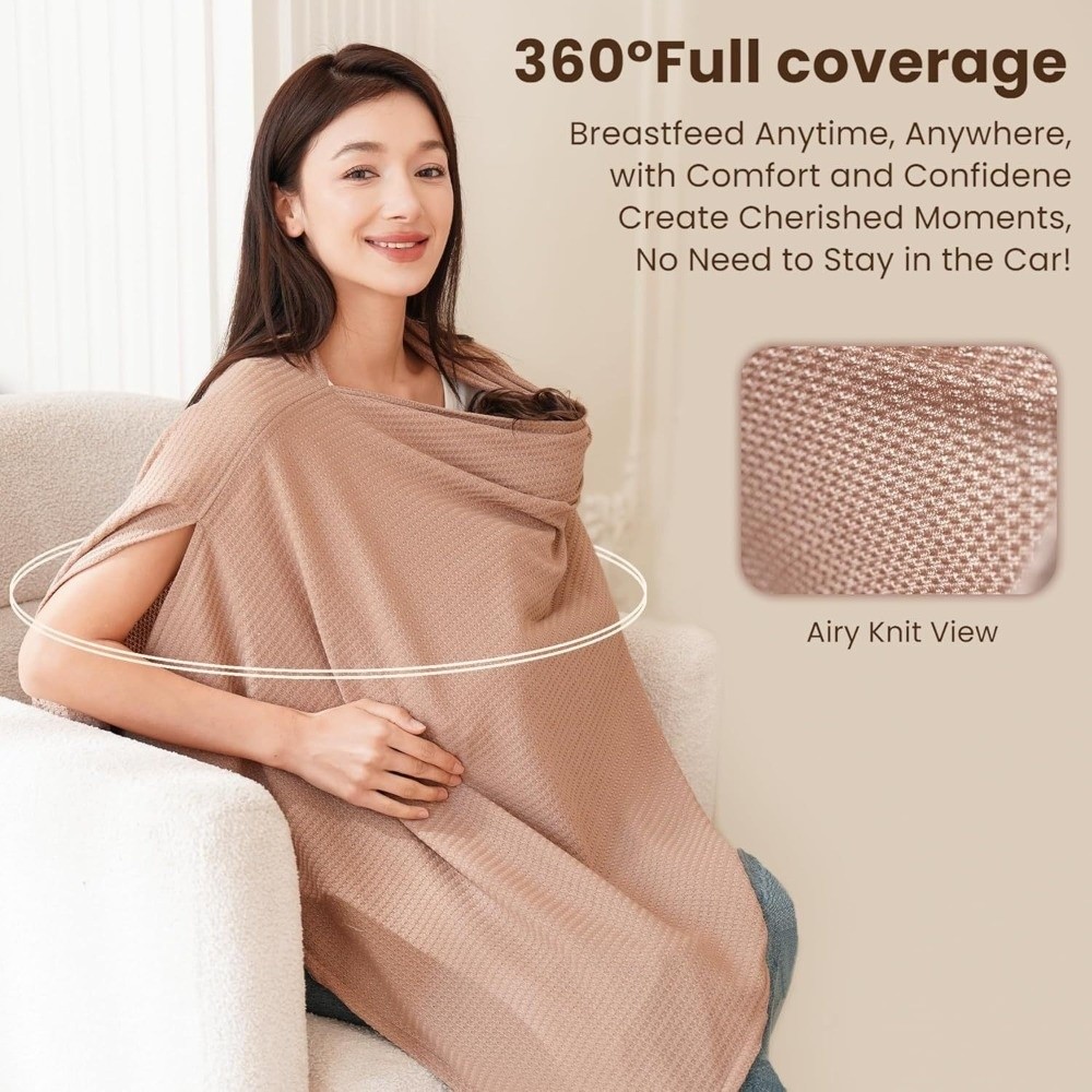 NEW Soft Nursing Cover for Bre - Nursing Cover Breastfeeding recension och pris