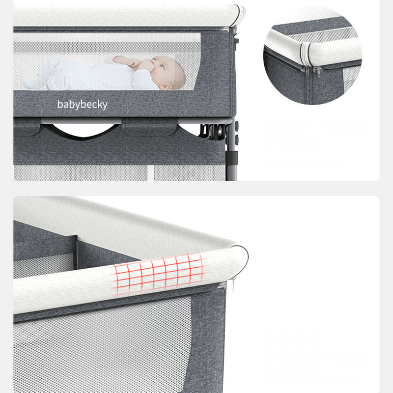 Twins Cradle Crib, Sleeper Bas - Baby Nursery Hamper recension och pris