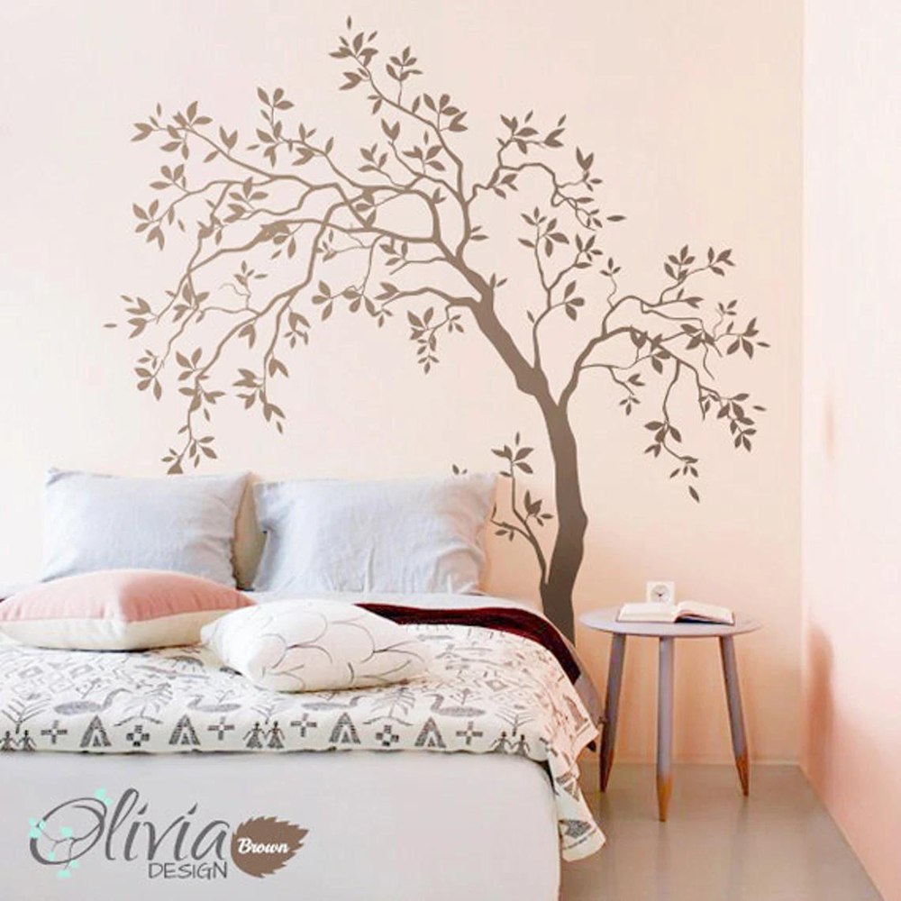 Large Tree Wall Sticker Baby N - Baby Nursery Vinyl Wall Stickers recension och pris