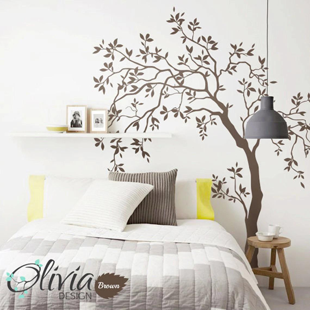 Large Tree Wall Sticker Baby N - Baby Nursery Vinyl Wall Stickers recension och pris