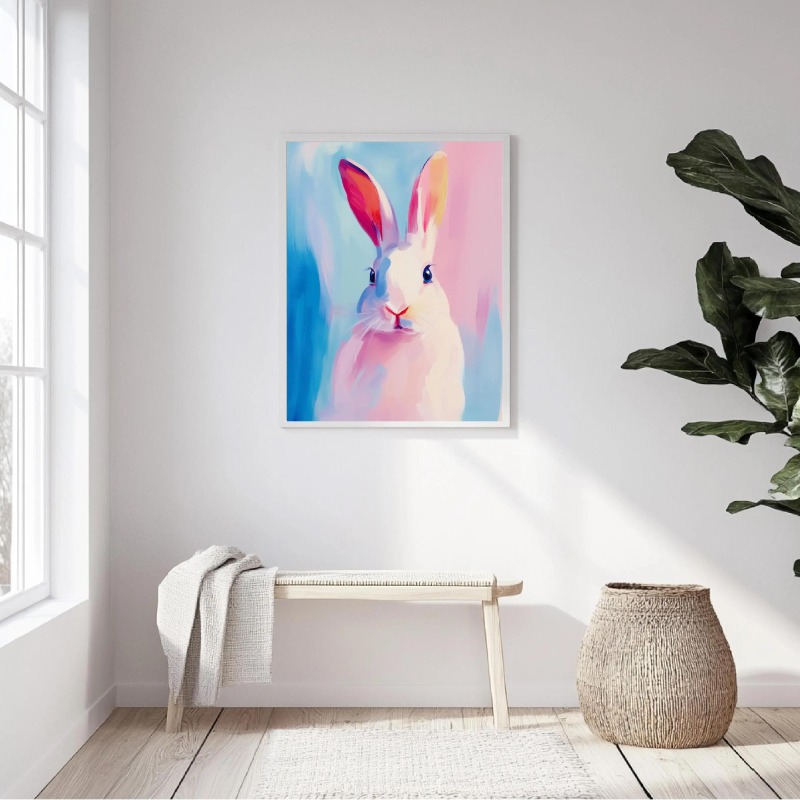 Pastel Animal Canvas Wall Art  - Baby Nursery Animal Theme recension och pris