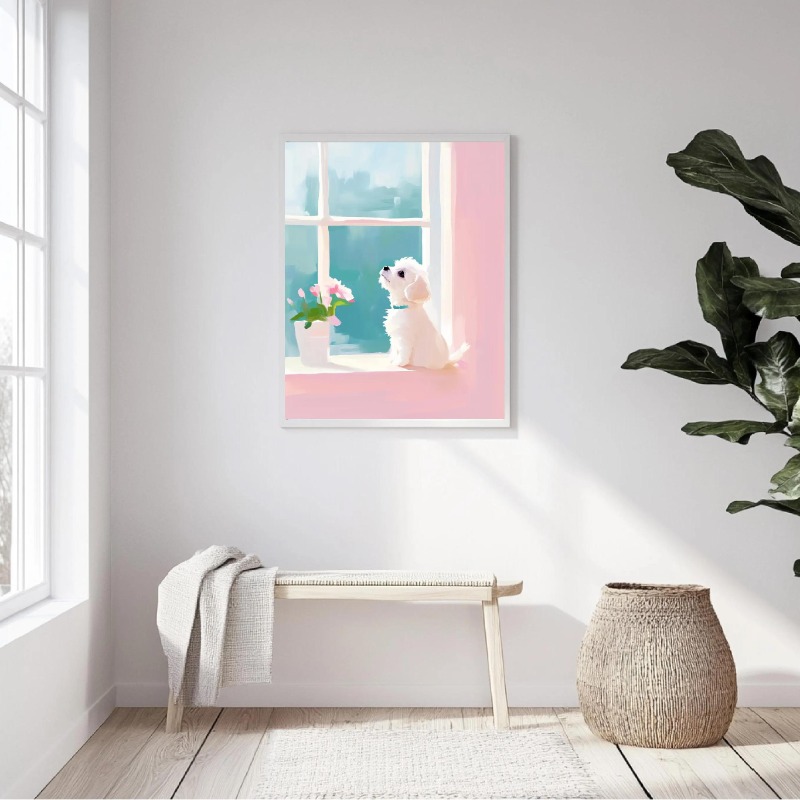 Pastel Animal Canvas Wall Art  - Baby Nursery Animal Theme recension och pris
