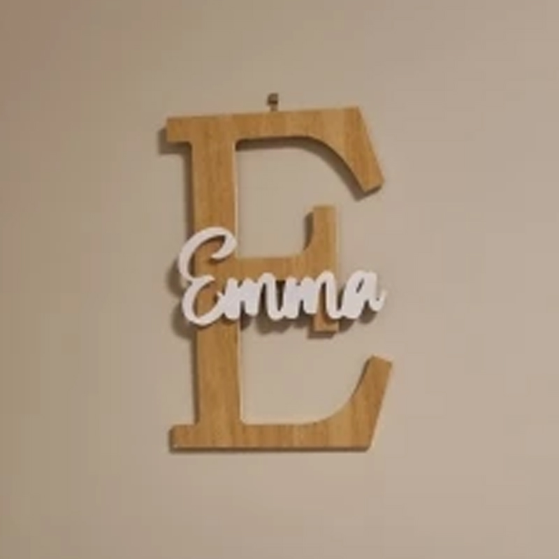 Custom Wooden Name Sign  Baby  - Baby Nursery Letters recension och pris