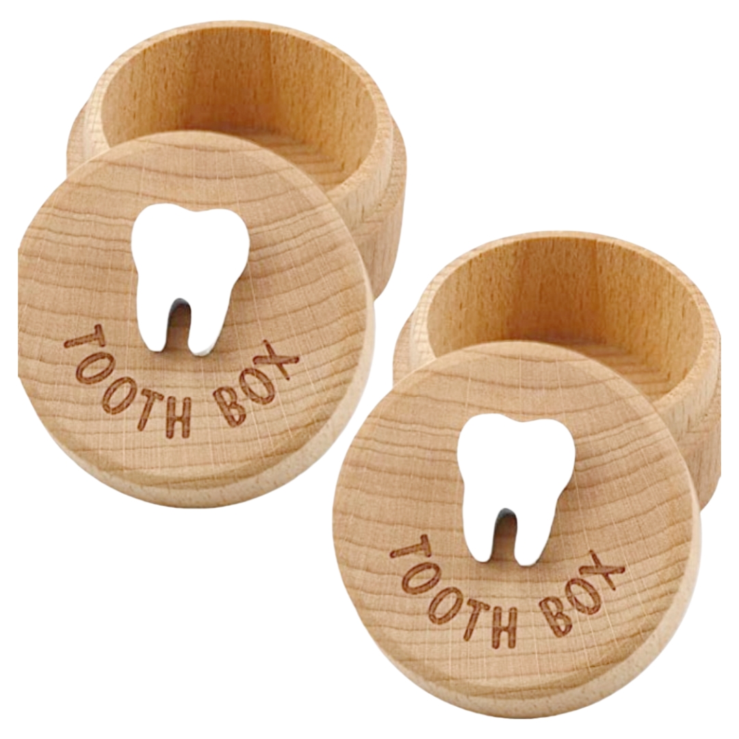 1pcs Wooden Baby Tooth Keepsak - Baby Keepsake Box recension och pris