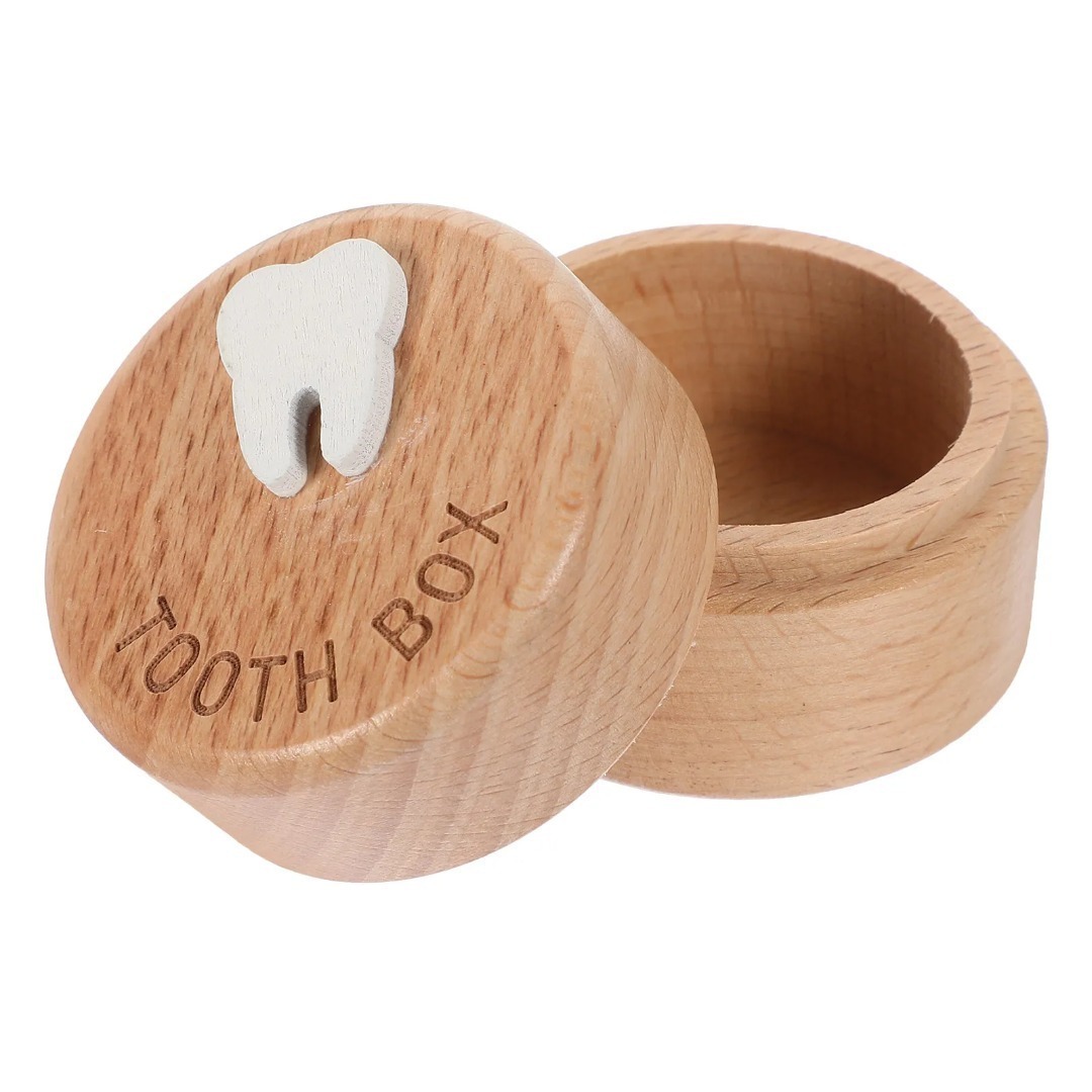 1pcs Wooden Baby Tooth Keepsak - Baby Keepsake Box recension och pris