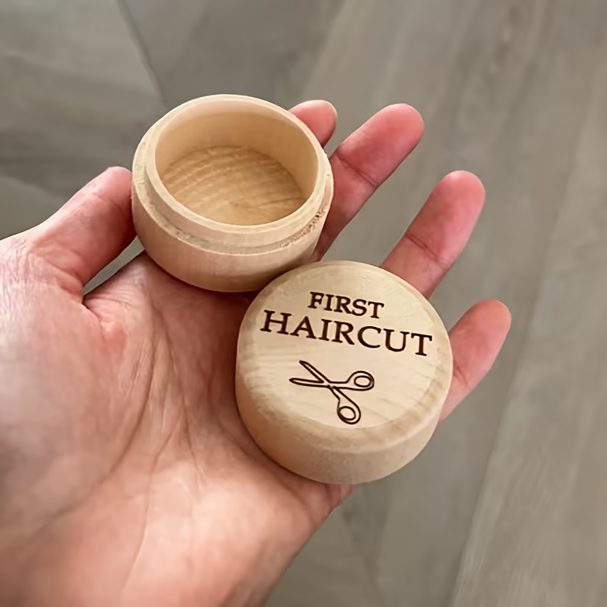 Beech Wood Baby Fetal Hair Kee - Baby Keepsake Box recension och pris