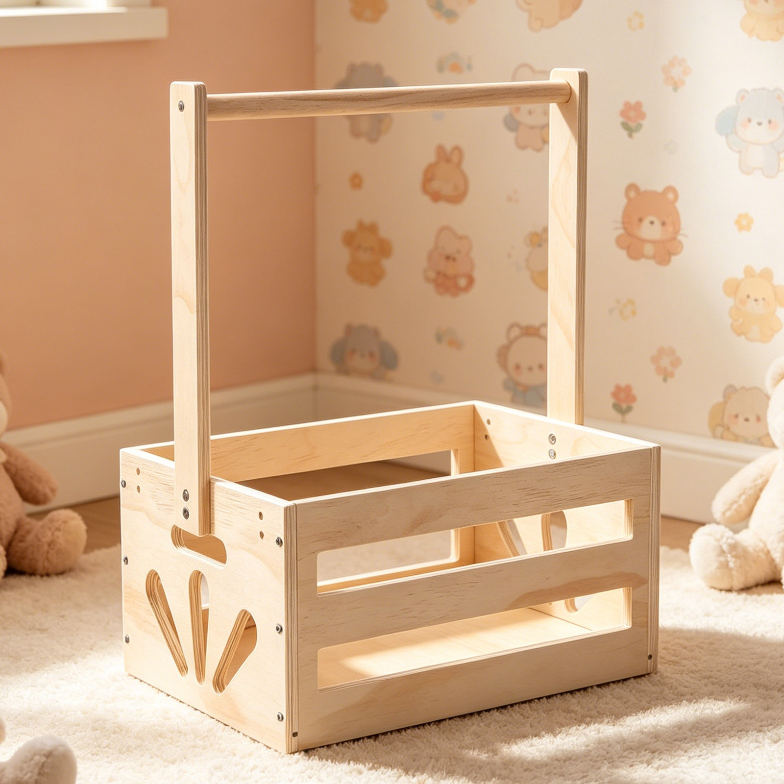 Baby Nursery Storage Crate Wit - Baby Nursery Hamper recension och pris