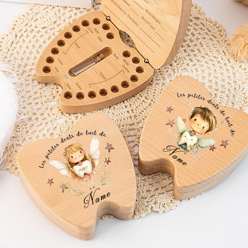 Personalized Tooth Fairy Box B - Baby Keepsake Box recension och pris