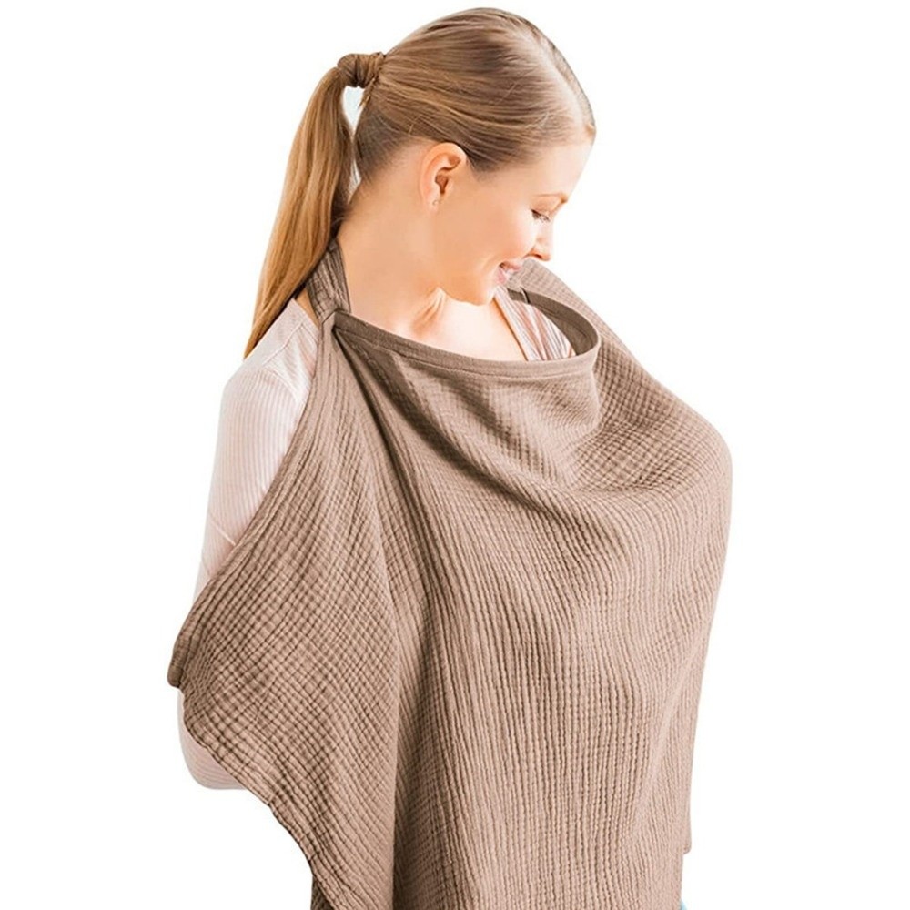 Breathable Cotton Breastfeedin - Nursing Cover Breastfeeding recension och pris
