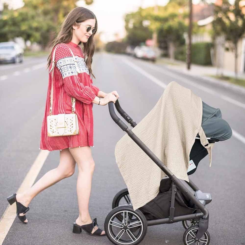 Breathable Cotton Breastfeedin - Nursing Cover Breastfeeding recension och pris